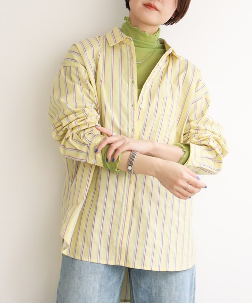 notch.(ノッチ)の「パワーメッシュロンT(Tシャツ/カットソー・レディース・パープル/ブラウン/エメラルド・M)」の11枚目の写真