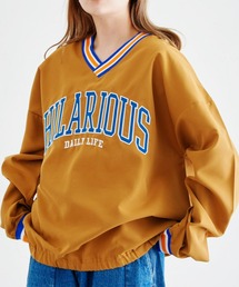 CPCM | ラインリブカレッジ布帛プルオーバー(シャツ/ブラウス)