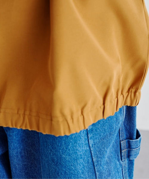 CPCM（シーピーシーエム）の「ラインリブカレッジ布帛プルオーバー（シャツ/ブラウス・メンズ・チャコールグレー/グリーン/マスタード・MEDIUM/LARGE）」の16枚目の写真