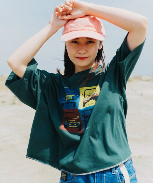 DOUBLE NAME（ダブルネーム）の「NEWHATTAN刺しゅう加工CAP（キャップ・レディース・ピンク/ターコイズブルー/スミクロ/キナリ・FREE）」の21枚目の写真