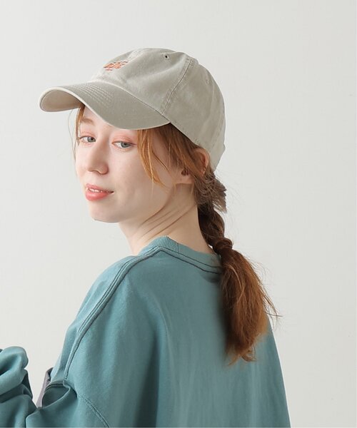 DOUBLE NAME（ダブルネーム）の「NEWHATTAN刺しゅう加工CAP（キャップ・レディース・ピンク/ターコイズブルー/スミクロ/キナリ・FREE）」の18枚目の写真