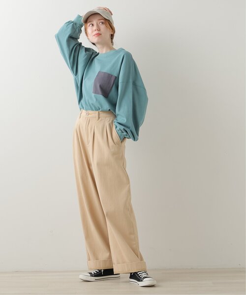 DOUBLE NAME（ダブルネーム）の「NEWHATTAN刺しゅう加工CAP（キャップ・レディース・ピンク/ターコイズブルー/スミクロ/キナリ・FREE）」の16枚目の写真