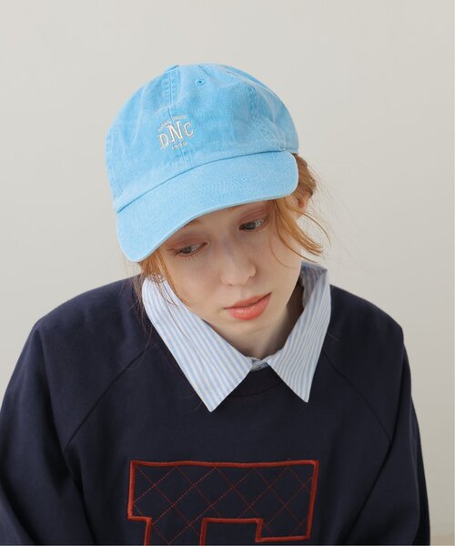 DOUBLE NAME（ダブルネーム）の「NEWHATTAN刺しゅう加工CAP（キャップ・レディース・ピンク/ターコイズブルー/スミクロ/キナリ・FREE）」の9枚目の写真