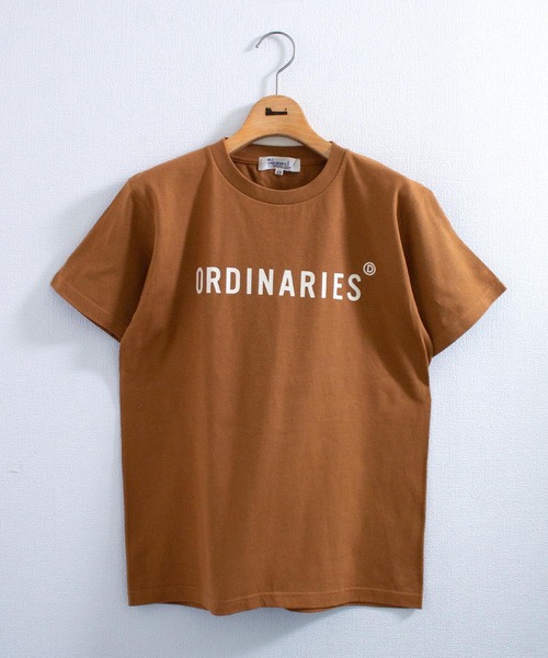 ALL ORDINARIES（オールオーディナリーズ）の「ALL ORDINARIESストレートロゴT 2022（Tシャツ/カットソー・レディース・ホワイト/チャコールグレー/ピンク/ブルー/キャメル・S/M/L/XL/XS）」の4枚目の写真