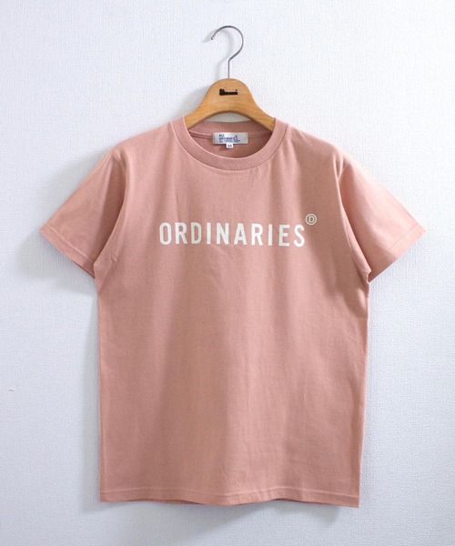 ALL ORDINARIES（オールオーディナリーズ）の「ALL ORDINARIESストレートロゴT 2022（Tシャツ/カットソー・レディース・ホワイト/チャコールグレー/ピンク/ブルー/キャメル・S/M/L/XL/XS）」の5枚目の写真