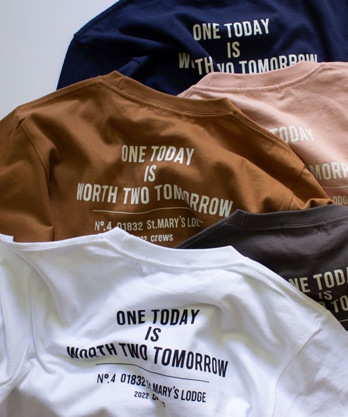 ALL ORDINARIES（オールオーディナリーズ）の「ALL ORDINARIESストレートロゴT 2022（Tシャツ/カットソー・レディース・ホワイト/チャコールグレー/ピンク/ブルー/キャメル・S/M/L/XL/XS）」の11枚目の写真