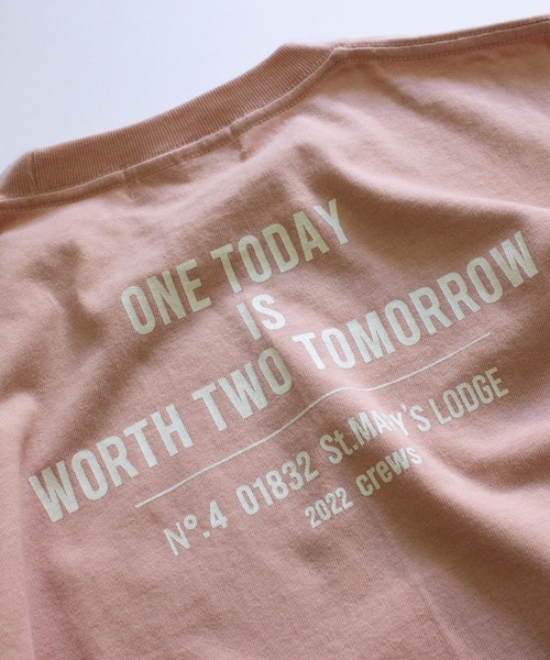 ALL ORDINARIES（オールオーディナリーズ）の「ALL ORDINARIESストレートロゴT 2022（Tシャツ/カットソー・レディース・ホワイト/チャコールグレー/ピンク/ブルー/キャメル・S/M/L/XL/XS）」の22枚目の写真