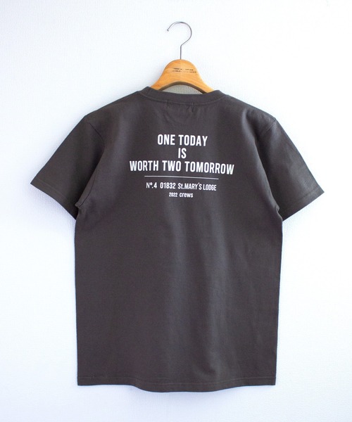 ALL ORDINARIES（オールオーディナリーズ）の「ALL ORDINARIESストレートロゴT 2022（Tシャツ/カットソー・レディース・ホワイト/チャコールグレー/ピンク/ブルー/キャメル・S/M/L/XL/XS）」の7枚目の写真