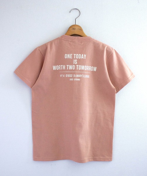 ALL ORDINARIES（オールオーディナリーズ）の「ALL ORDINARIESストレートロゴT 2022（Tシャツ/カットソー・レディース・ホワイト/チャコールグレー/ピンク/ブルー/キャメル・S/M/L/XL/XS）」の8枚目の写真