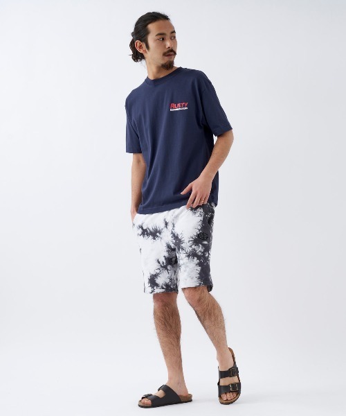 RUSTY(ラスティ)の「【RUSTY:ラスティー】ロゴTシャツ 90S FIT バックプリント(Tシャツ/カットソー・メンズ・ホワイト/ブラック/ネイビー/ライトブルー・MEDIUM/LARGE/X-LARGE)」の17枚目の写真