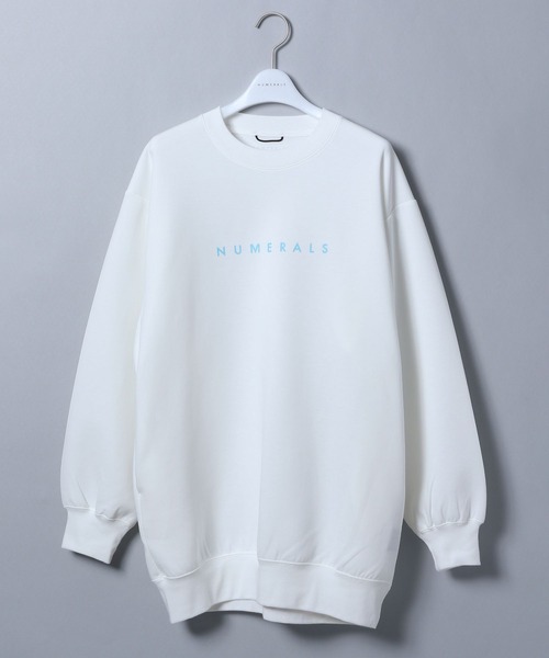 NUMERALS（ヌメラルズ）の「【WOMEN】[NUMERALS]ダンボールクルーネックスウェット（スウェット・レディース・ホワイト/ライトブルー/ライトベージュ/チャコール・60/75）」の2枚目の写真