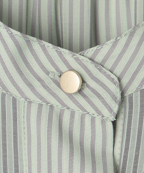 Feroux(フェルゥ)の「【洗える】ワッシャーエステル裾ティアード ワンピース(ドレス・レディース・ホワイト系/スカイブルー系/ブラック系/スモーキーグリーン系1・1/2)」の14枚目の写真