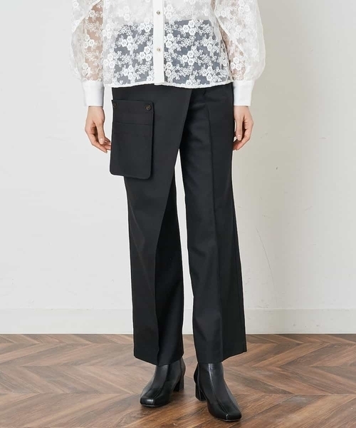 A de a.v.v（アードアー・ヴェ・ヴェ）の「［SET UP対応］ラップパンツ（その他パンツ・レディース・ライトパープル/ベージュ/ブラック・38/36）」の19枚目の写真