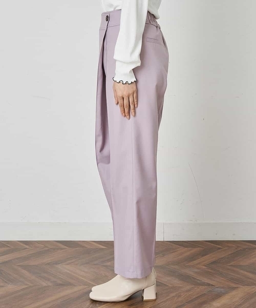 A de a.v.v（アードアー・ヴェ・ヴェ）の「［SET UP対応］ラップパンツ（その他パンツ・レディース・ライトパープル/ベージュ/ブラック・38/36）」の7枚目の写真