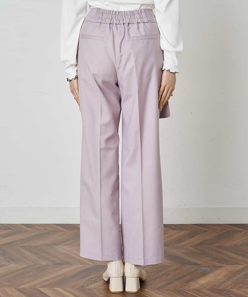 A de a.v.v（アードアー・ヴェ・ヴェ）の「［SET UP対応］ラップパンツ（その他パンツ・レディース・ライトパープル/ベージュ/ブラック・38/36）」の5枚目の写真