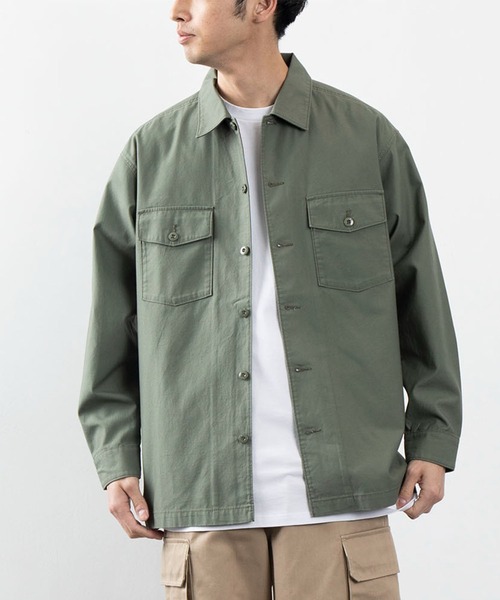 バックサテンARMYシャツ（シャツ/ブラウス）｜FREAK'S STORE