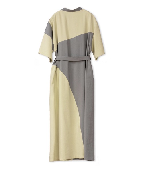 La SRIC（ラスリック）の「La SRIC / カラーパネルOP（ワンピース・レディース・オリーブ/ブラック・38）」の5枚目の写真