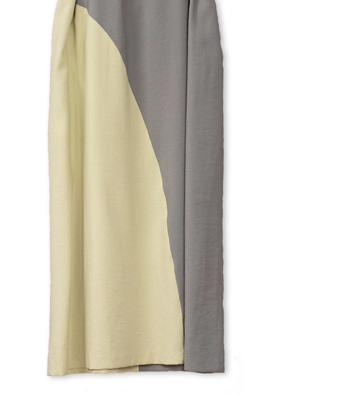 La SRIC（ラスリック）の「La SRIC / カラーパネルOP（ワンピース・レディース・オリーブ/ブラック・38）」の9枚目の写真