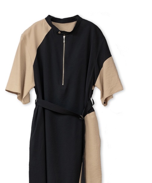 La SRIC（ラスリック）の「La SRIC / カラーパネルOP（ワンピース・レディース・オリーブ/ブラック・38）」の12枚目の写真