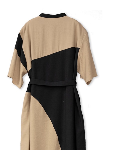 La SRIC（ラスリック）の「La SRIC / カラーパネルOP（ワンピース・レディース・オリーブ/ブラック・38）」の13枚目の写真