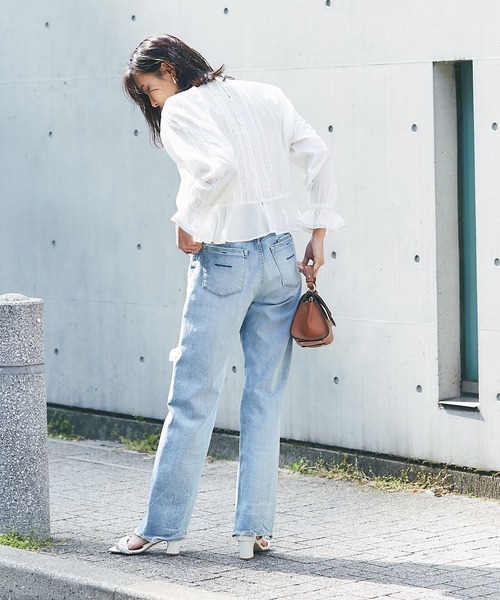 RIVE DROITE（リヴドロワ）の「リバーレースブラウス（シャツ/ブラウス・レディース・オフホワイト/ブラック・FREE）」の11枚目の写真