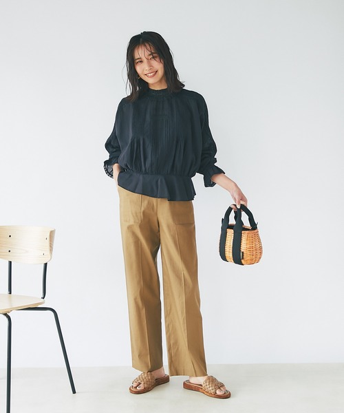 RIVE DROITE（リヴドロワ）の「リバーレースブラウス（シャツ/ブラウス・レディース・オフホワイト/ブラック・FREE）」の15枚目の写真