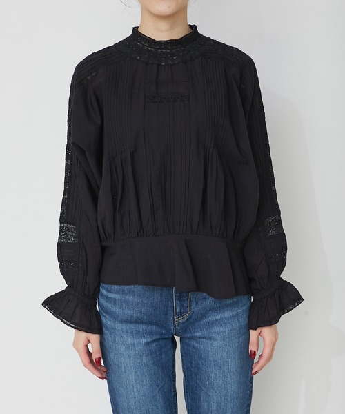 RIVE DROITE（リヴドロワ）の「リバーレースブラウス（シャツ/ブラウス・レディース・オフホワイト/ブラック・FREE）」の18枚目の写真