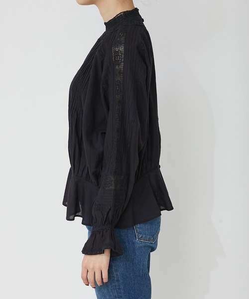 RIVE DROITE（リヴドロワ）の「リバーレースブラウス（シャツ/ブラウス・レディース・オフホワイト/ブラック・FREE）」の19枚目の写真