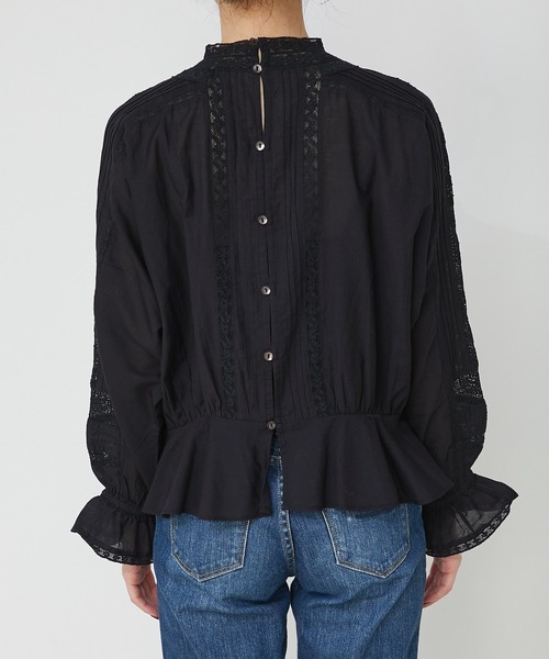 RIVE DROITE（リヴドロワ）の「リバーレースブラウス（シャツ/ブラウス・レディース・オフホワイト/ブラック・FREE）」の20枚目の写真