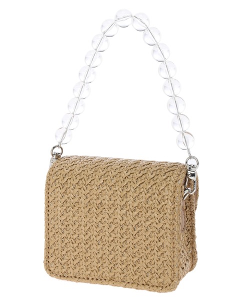 DURAS（デュラス）の「ハンドクリアボールミニバッグ（ハンドバッグ・レディース・アイボリー/キャメル・FREE）」の9枚目の写真