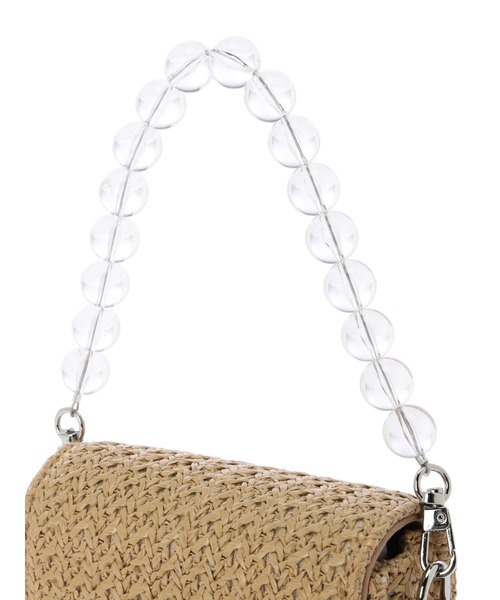 DURAS（デュラス）の「ハンドクリアボールミニバッグ（ハンドバッグ・レディース・アイボリー/キャメル・FREE）」の5枚目の写真