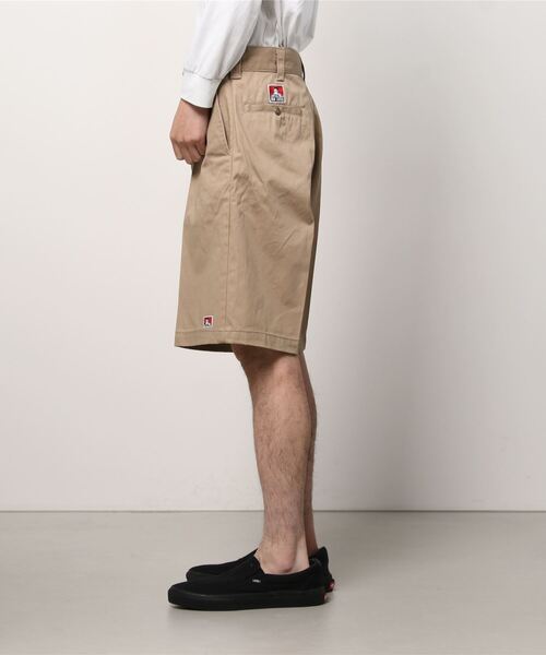 BEN DAVIS（ベンデイビス）の「【BEN DAVIS/ベンデイビス】 ワイドシルエット コットンツイルショーツ/チノショートパンツ/スケーターパンツ（チノパンツ・メンズ・ブラック/ダークグリーン/ベージュ/レッド/ブルー/エメラルド・S/M/L/XL）」の17枚目の写真