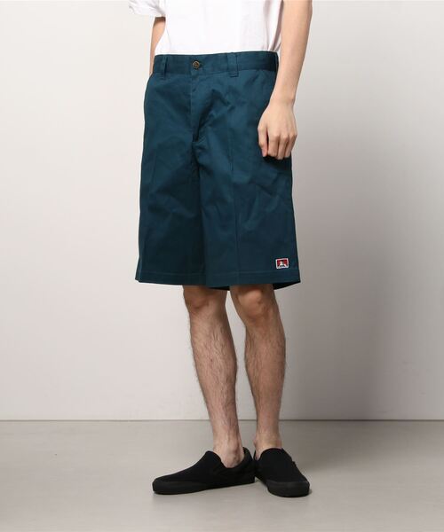 BEN DAVIS（ベンデイビス）の「【BEN DAVIS/ベンデイビス】 ワイドシルエット コットンツイルショーツ/チノショートパンツ/スケーターパンツ（チノパンツ・メンズ・ブラック/ダークグリーン/ベージュ/レッド/ブルー/エメラルド・S/M/L/XL）」の22枚目の写真