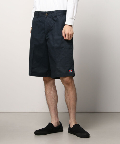 BEN DAVIS（ベンデイビス）の「【BEN DAVIS/ベンデイビス】 ワイドシルエット コットンツイルショーツ/チノショートパンツ/スケーターパンツ（チノパンツ・メンズ・ブラック/ダークグリーン/ベージュ/レッド/ブルー/エメラルド・S/M/L/XL）」の19枚目の写真