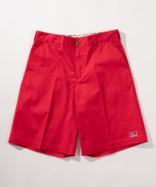 BEN DAVIS（ベンデイビス）の「【BEN DAVIS/ベンデイビス】 ワイドシルエット コットンツイルショーツ/チノショートパンツ/スケーターパンツ（チノパンツ・メンズ・ブラック/ダークグリーン/ベージュ/レッド/ブルー/エメラルド・S/M/L/XL）」の7枚目の写真