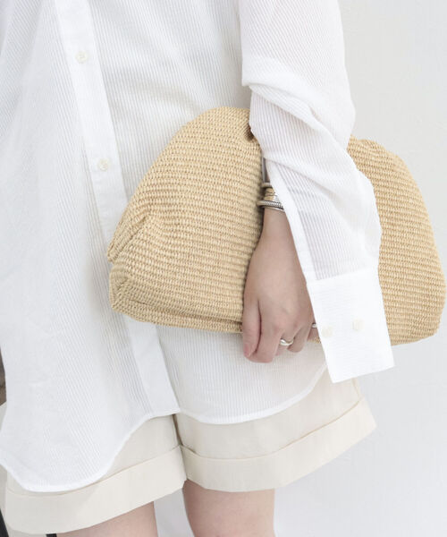 fredy repit（フレディレピ）の「【WEB限定】シアーストライプ オーバーシャツ（シャツ/ブラウス・レディース・ホワイト系その他/ブルー系その他/パープル系その他/イエロー系その他・38）」の12枚目の写真