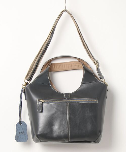 fes（フェス）の「【fes/フェス】 カウレザー 2wayハンドバッグ（ハンドバッグ・レディース・レッド/グリーン/キャメル/ネイビー・FREE）」の5枚目の写真