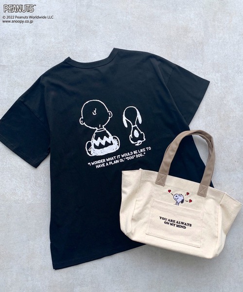 OLIVE des OLIVE(オリーブデオリーブ)の「PEANUTSミニトートBAG(トートバッグ・レディース・オフホワイト/アイボリー・FREE)」の10枚目の写真