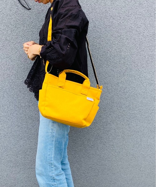 anello(アネロ)の「廃盤 anello GRANDE / SPS 2WAY トートバッグ / GU-H2315(ショルダーバッグ・レディース・ライトグレー/ネイビー/マスタード/ベージュ/グレー/ブラック/ブルー系その他/ピンク・ONESIZE)」の9枚目の写真