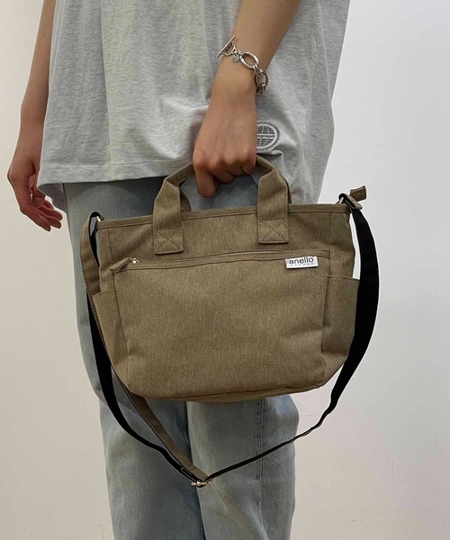 anello(アネロ)の「廃盤 anello GRANDE / SPS 2WAY トートバッグ / GU-H2315(ショルダーバッグ・レディース・ライトグレー/ネイビー/マスタード/ベージュ/グレー/ブラック/ブルー系その他/ピンク・ONESIZE)」の13枚目の写真
