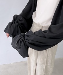 chuclla | フリルシフォン アームカバー cha22s013(アームカバー)