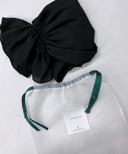 chuclla(チュクラ)の「フリルシフォン アームカバー cha22s013(アームカバー・レディース・ブラック・FREE)」の11枚目の写真