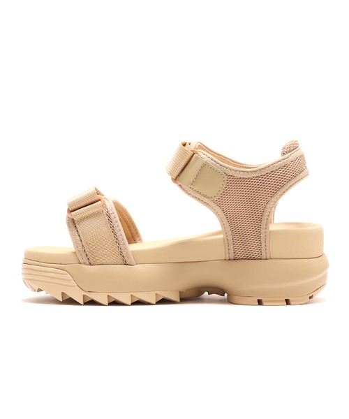 FILA（フィラ）の「FILA DISRUPTOR WEDGE SANDAL 2 / フィラ ディスラプター ウェッジ サンダル 2（サンダル・レディース・ベージュ/シルバー/ブラック・24.0cm/25.0cm/23.0cm）」の7枚目の写真