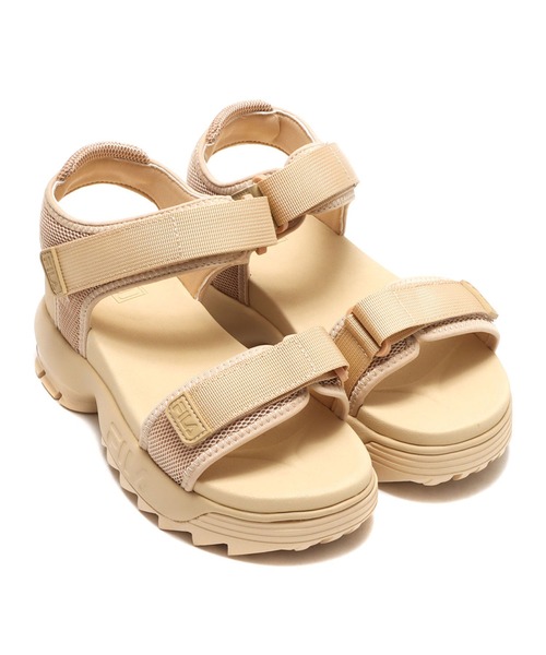 FILA（フィラ）の「FILA DISRUPTOR WEDGE SANDAL 2 / フィラ ディスラプター ウェッジ サンダル 2（サンダル・レディース・ベージュ/シルバー/ブラック・24.0cm/25.0cm/23.0cm）」の9枚目の写真