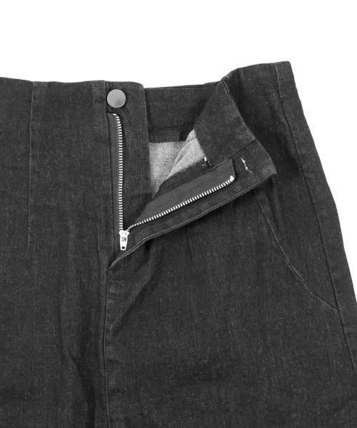 Figments（フィグメンツ）の「アシンメトリーマーメイドデニムスカート（デニムスカート・レディース・スカイブルー/ブラック・FREE）」の9枚目の写真