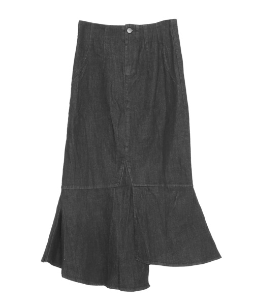 Figments（フィグメンツ）の「アシンメトリーマーメイドデニムスカート（デニムスカート・レディース・スカイブルー/ブラック・FREE）」の11枚目の写真