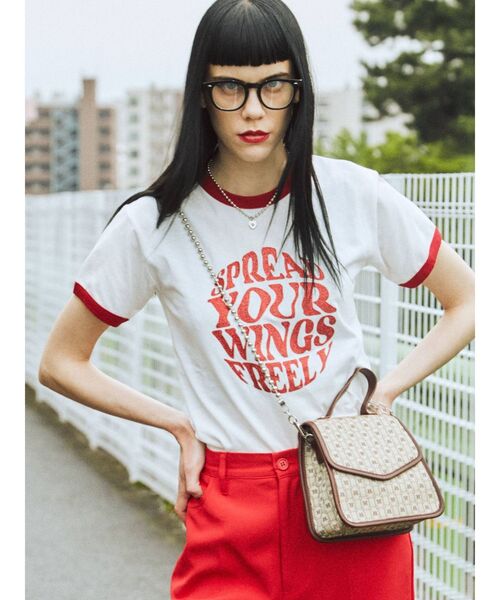 jouetie（ジュエティ）の「モノグラムBAG【2WAY/ショルダー/クロスボディ】（ハンドバッグ・レディース・ブラウン/ピンク/ブルー・FREE）」の4枚目の写真