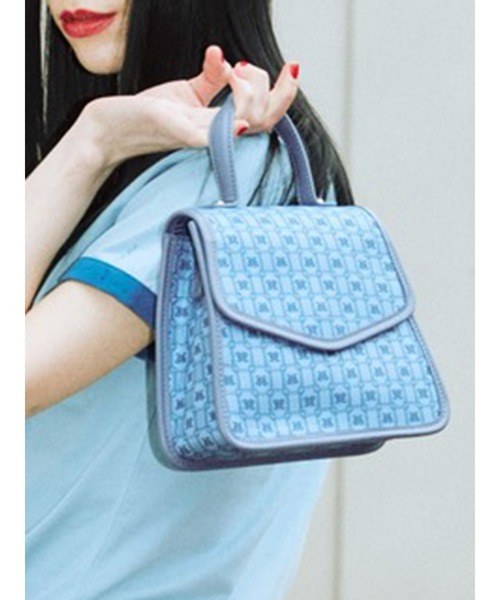 jouetie（ジュエティ）の「モノグラムBAG【2WAY/ショルダー/クロスボディ】（ハンドバッグ・レディース・ブラウン/ピンク/ブルー・FREE）」の2枚目の写真