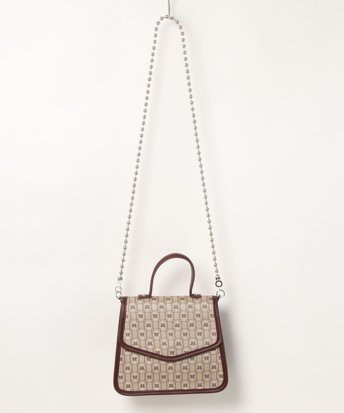 jouetie（ジュエティ）の「モノグラムBAG【2WAY/ショルダー/クロスボディ】（ハンドバッグ・レディース・ブラウン/ピンク/ブルー・FREE）」の19枚目の写真