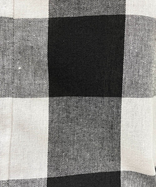 PICCIN（ピッチン）の「前後2wayチェックマキシワンピース（ワンピース・レディース・ブラック/ネイビー・M）」の14枚目の写真